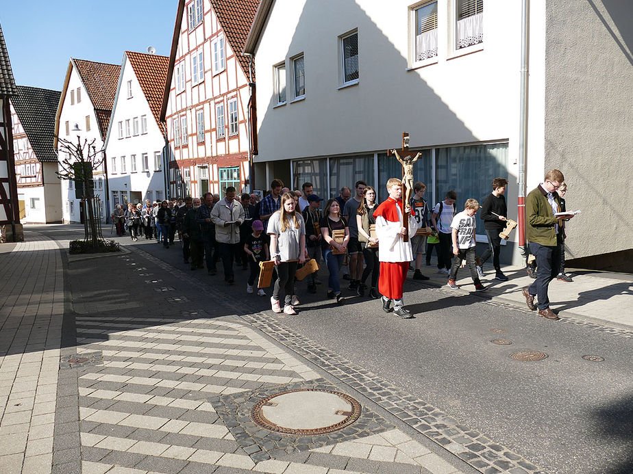 Karfreitgasliturgie und Karfreitagsprozession in Naumburg (Foto: Karl-Franz Thiede)